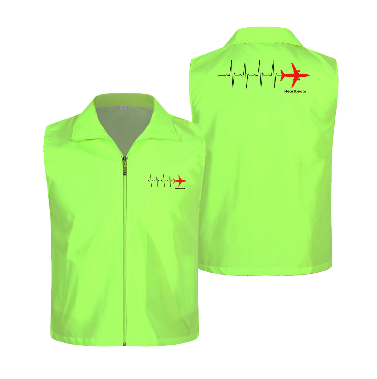 Aviation Heartbeats Designed Thin Style Vests