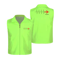 Thumbnail for Aviation Heartbeats Designed Thin Style Vests