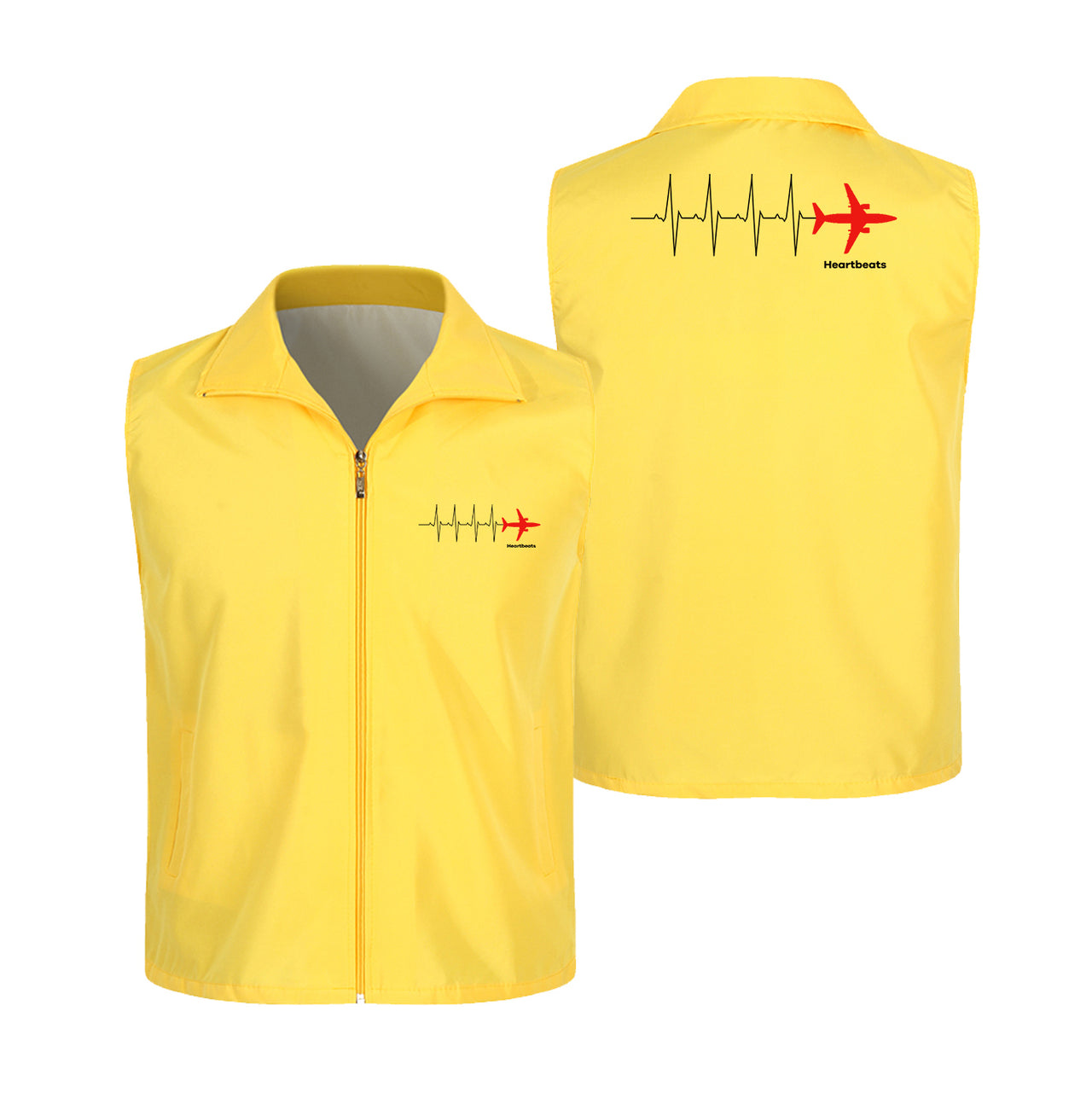 Aviation Heartbeats Designed Thin Style Vests