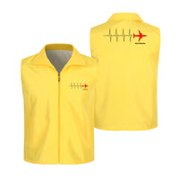 Thumbnail for Aviation Heartbeats Designed Thin Style Vests