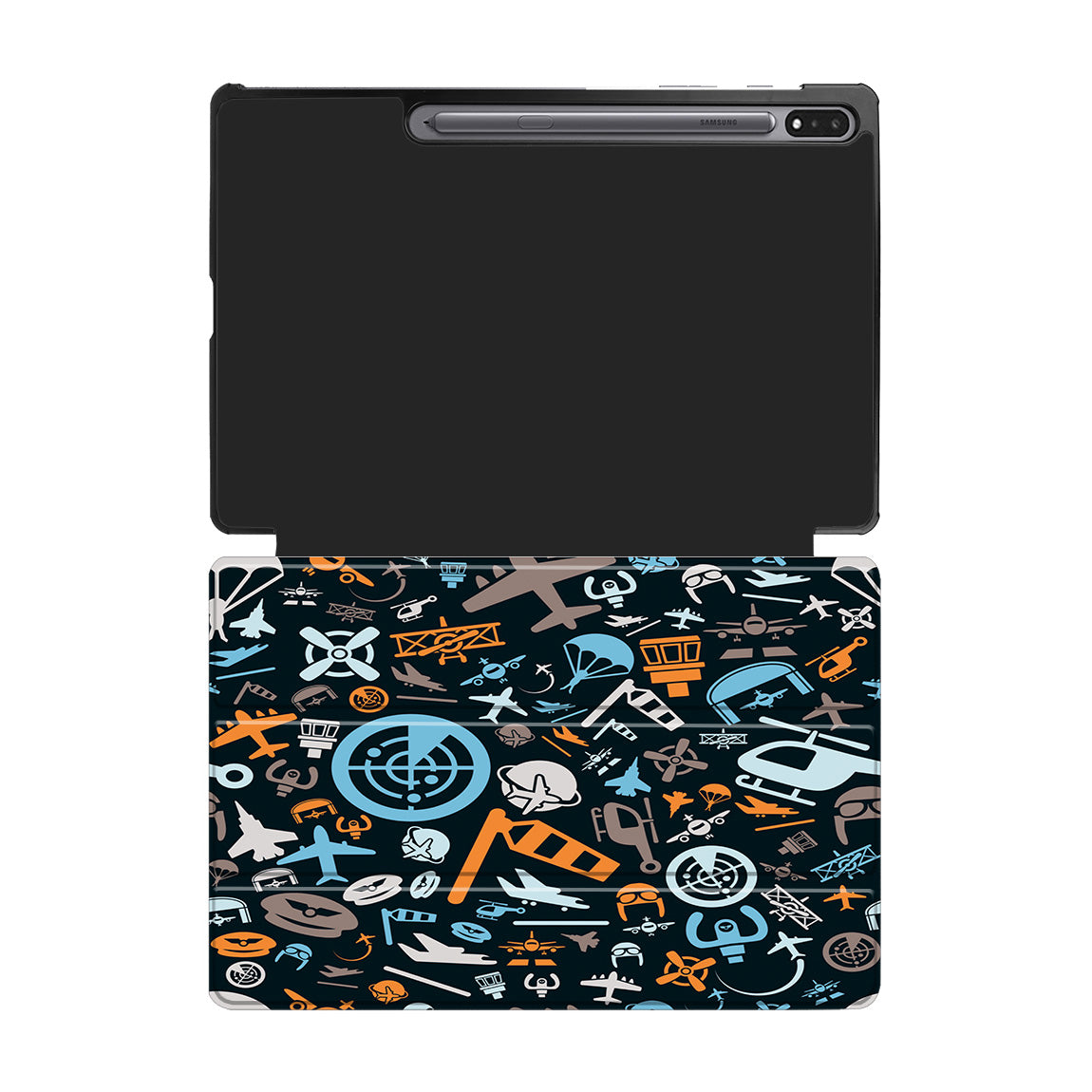 Aviation Icons Designed Samsung Tablet Cases