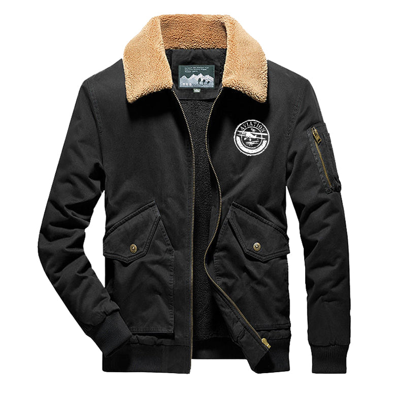 Aviation Lovers Designed Thick Bomber Jackets