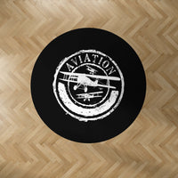 Thumbnail for Aviation Lovers Designed Carpet & Floor Mats (Round)