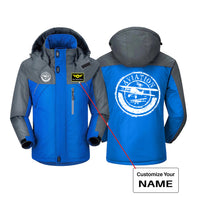 Thumbnail for Aviation Lovers Designed Thick Winter Jackets