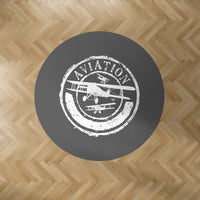 Thumbnail for Aviation Lovers Designed Carpet & Floor Mats (Round)