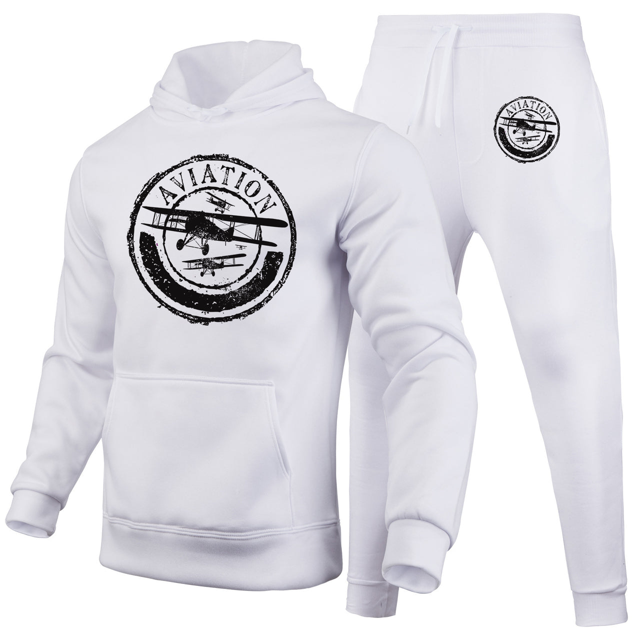 Aviation Lovers Designed Hoodies & Sweatpants Set