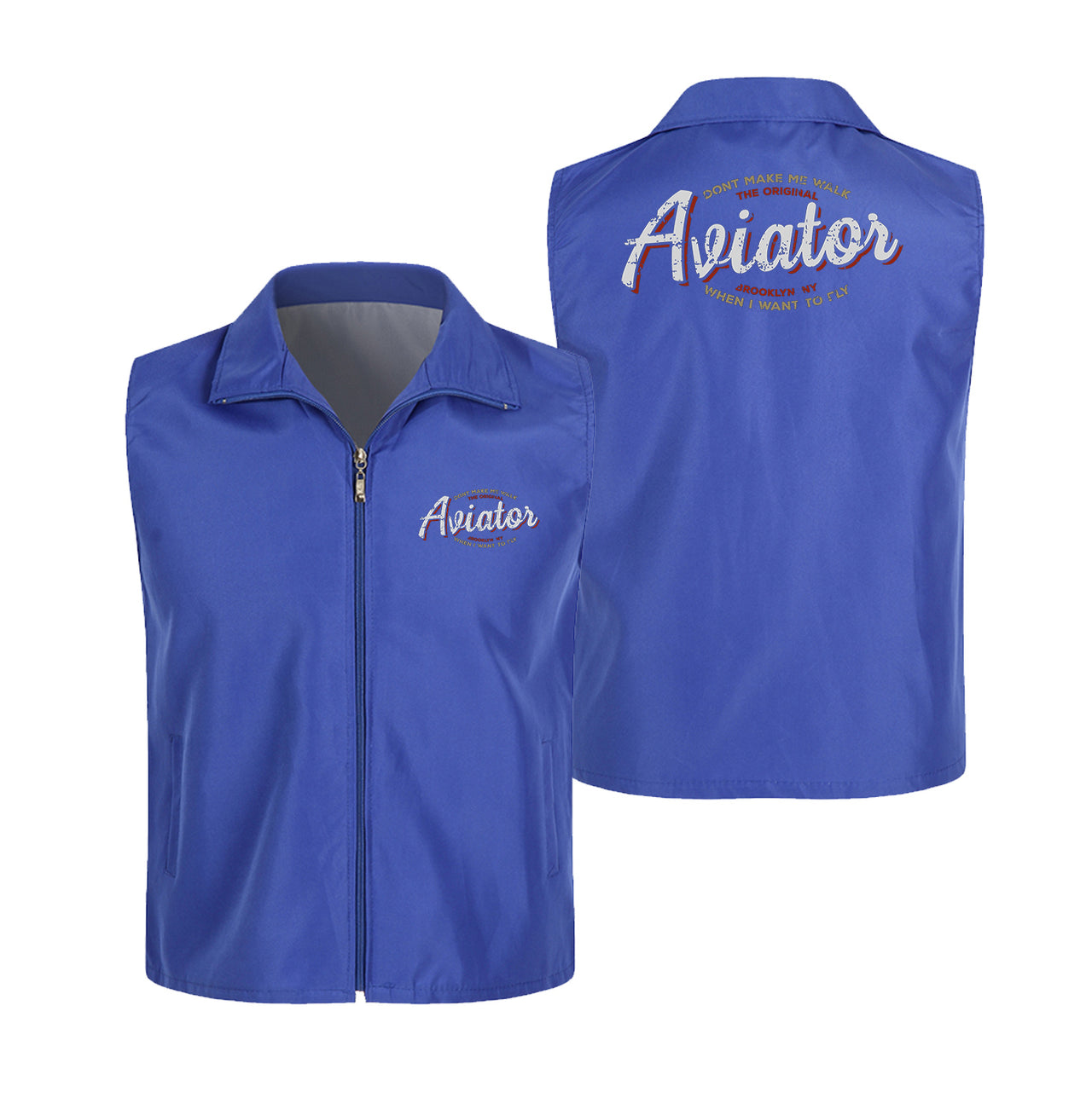 Aviator - Dont Make Me Walk Designed Thin Style Vests