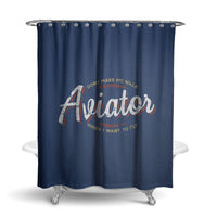 Thumbnail for Aviator - Dont Make Me Walk Designed Shower Curtains