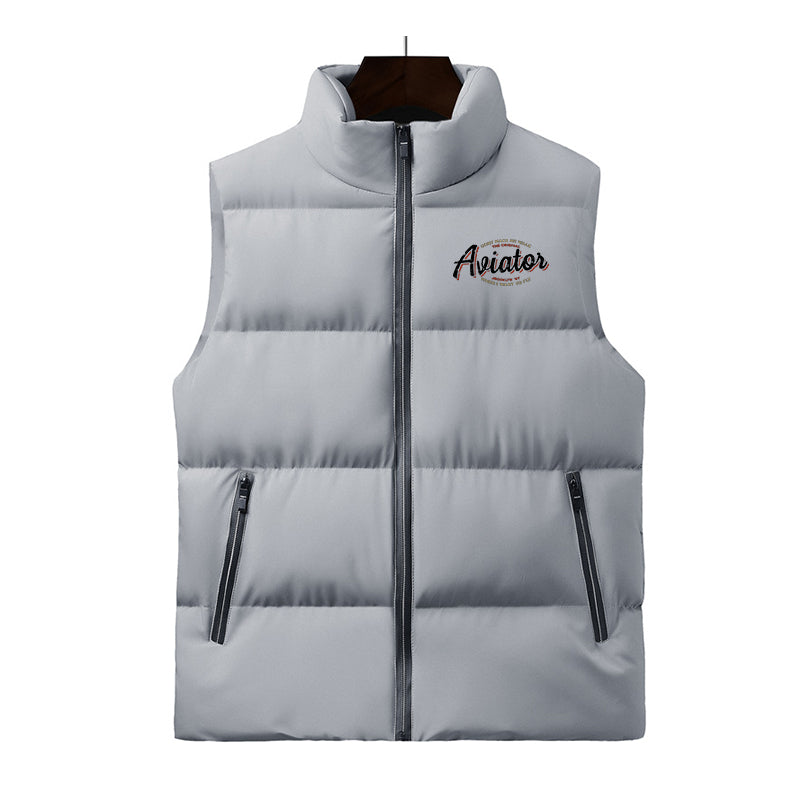 Aviator - Dont Make Me Walk Designed Puffy Vests