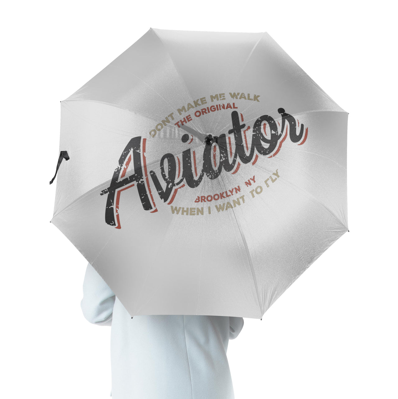 Aviator - Dont Make Me Walk Designed Umbrella