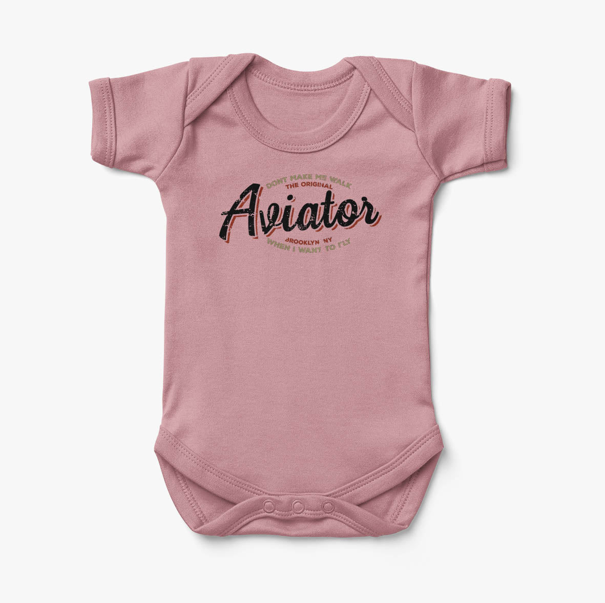 Aviator - Dont Make Me Walk Designed Baby Bodysuits