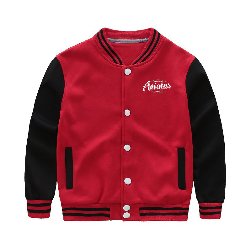 Aviator - Dont Make Me Walk Designed "CHILDREN" Baseball Jackets