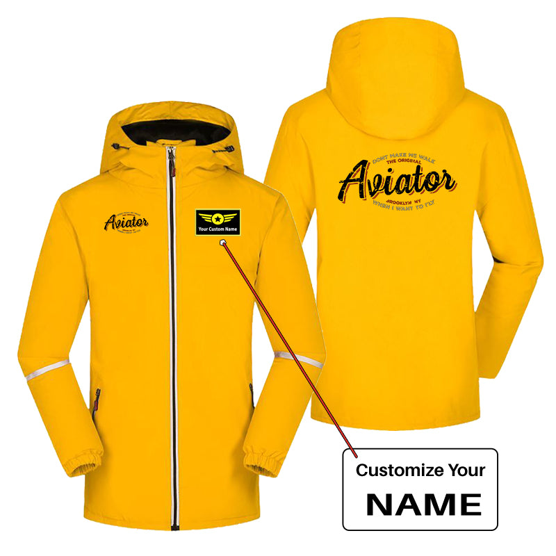 Aviator - Dont Make Me Walk Designed Rain Coats & Jackets