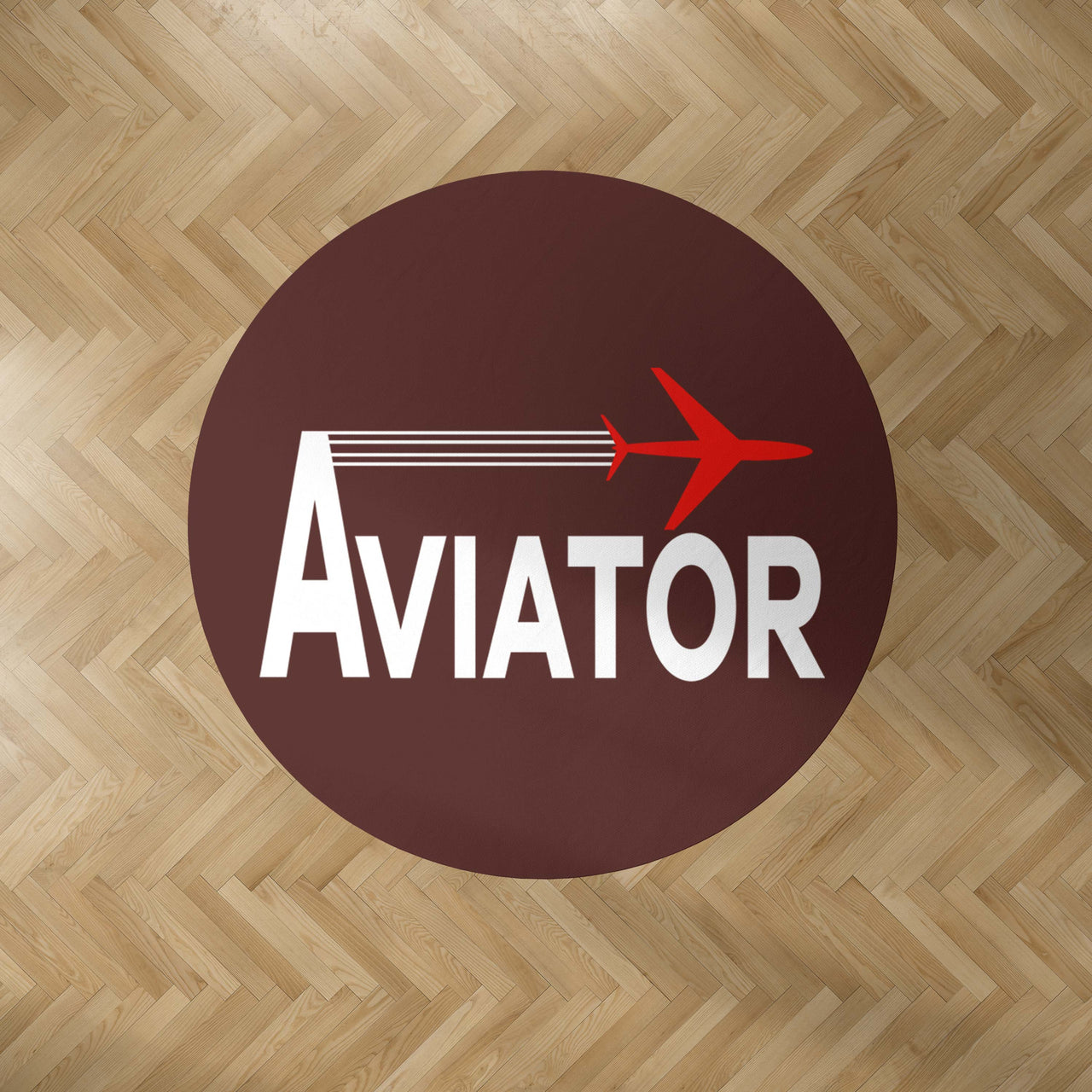 Aviator Designed Carpet & Floor Mats (Round)