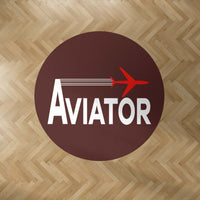 Thumbnail for Aviator Designed Carpet & Floor Mats (Round)