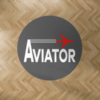 Thumbnail for Aviator Designed Carpet & Floor Mats (Round)