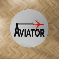 Thumbnail for Aviator Designed Carpet & Floor Mats (Round)