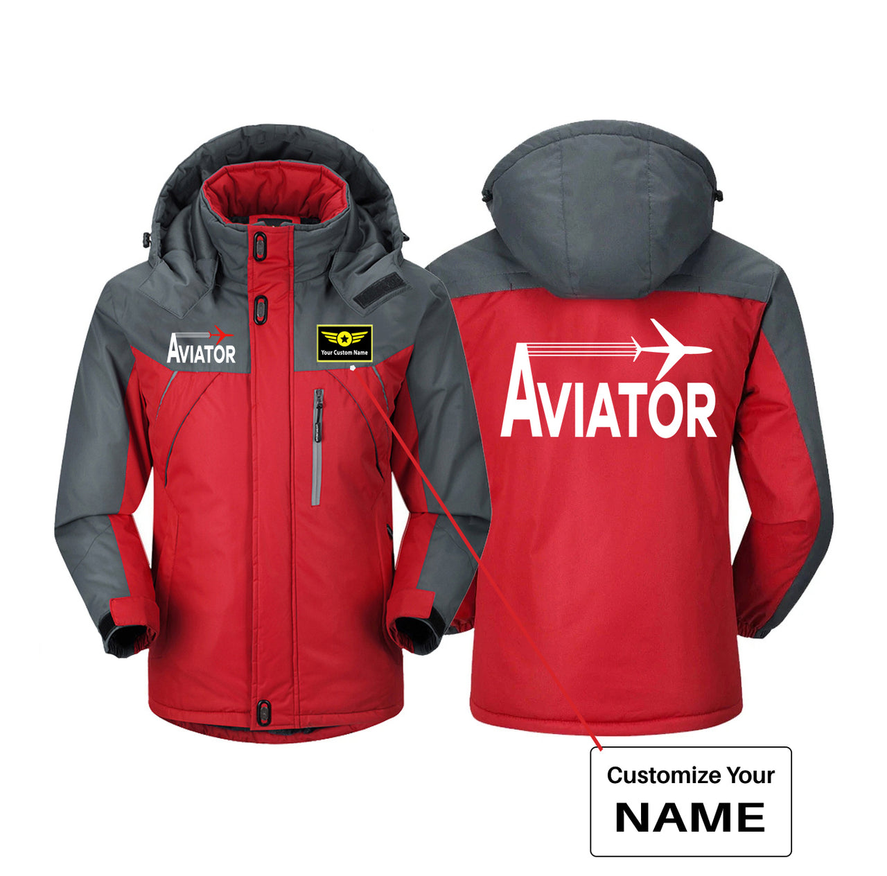 Aviator Designed Thick Winter Jackets