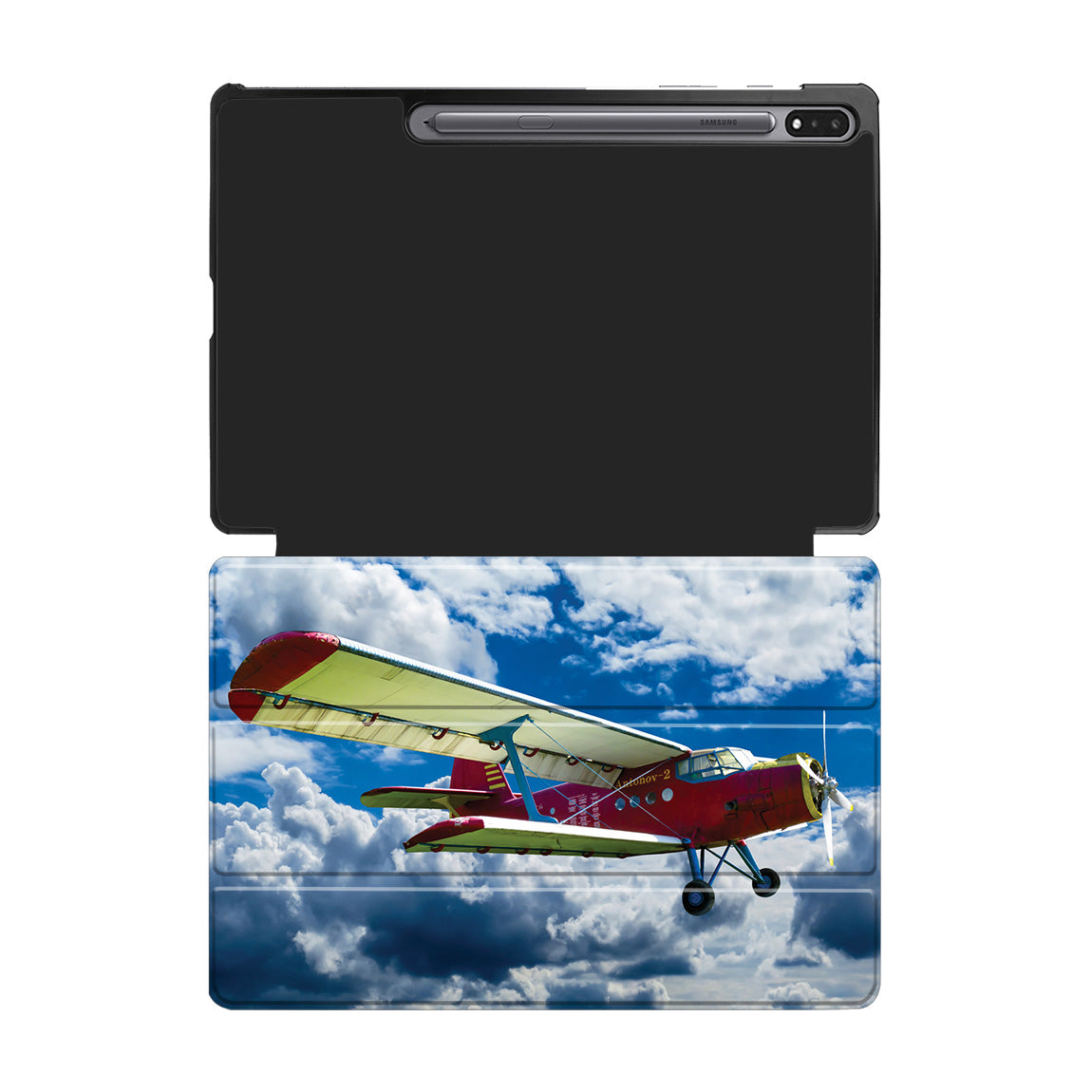 Beautiful Clouds & Antonov-2 Designed Samsung Tablet Cases