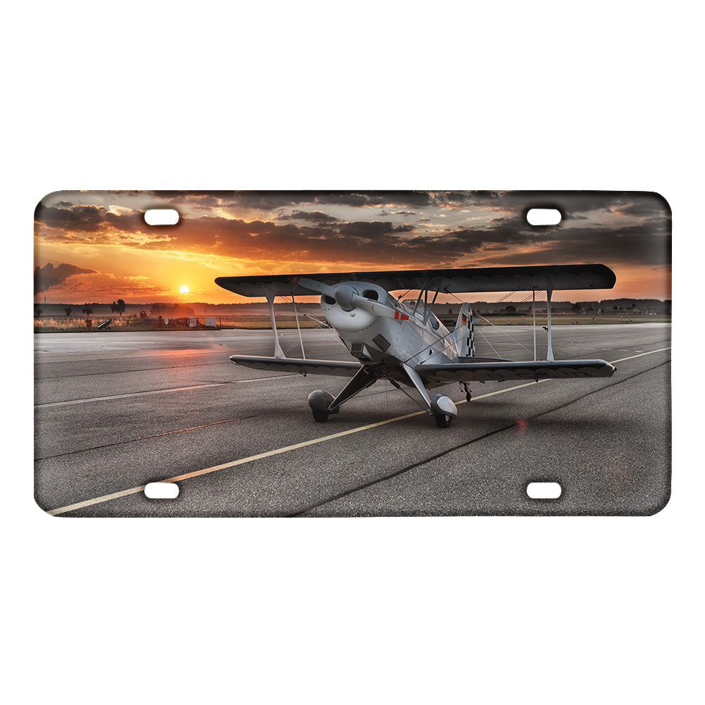 Beautiful Show Airplane Designed Metal (License) Plates