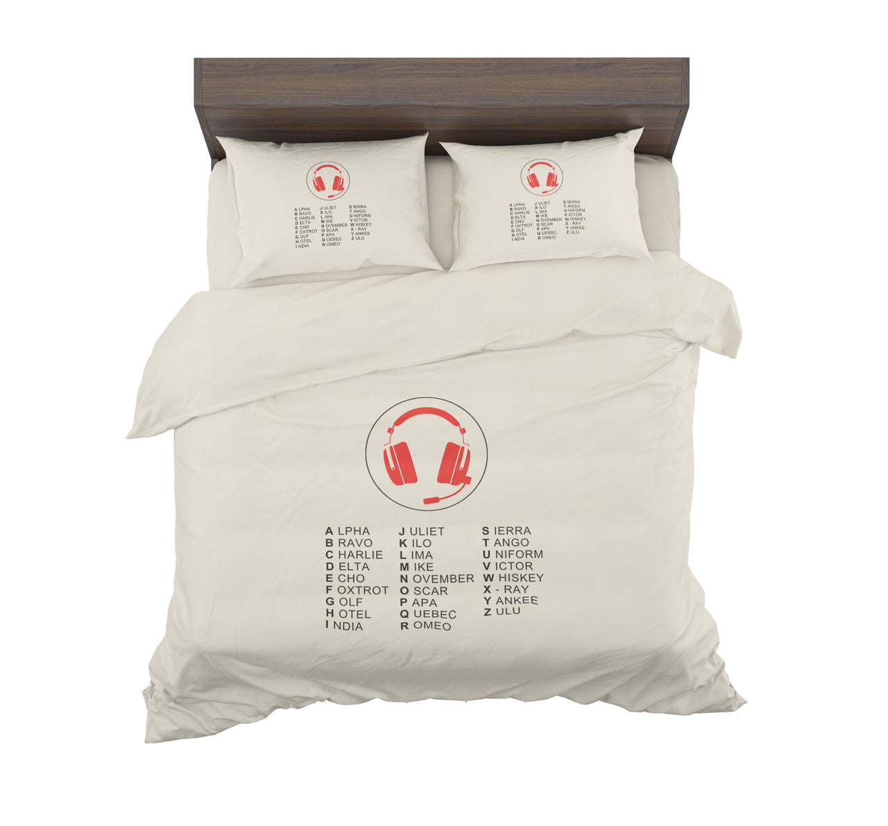 Aviation Alphabet 3 Designed Bedding Sets