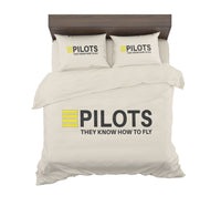 Thumbnail for Pilots They Know How To Fly Designed Bedding Sets