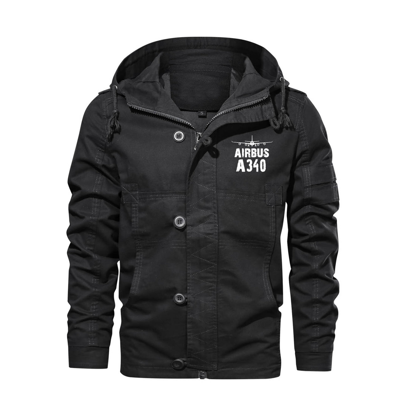 Airbus A340 & Plane Designed Cotton Jackets