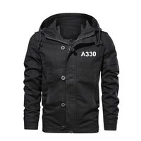 Thumbnail for A330 Flat Text Designed Cotton Jackets