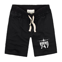 Thumbnail for Boeing 747 & Plane Designed Cotton Shorts