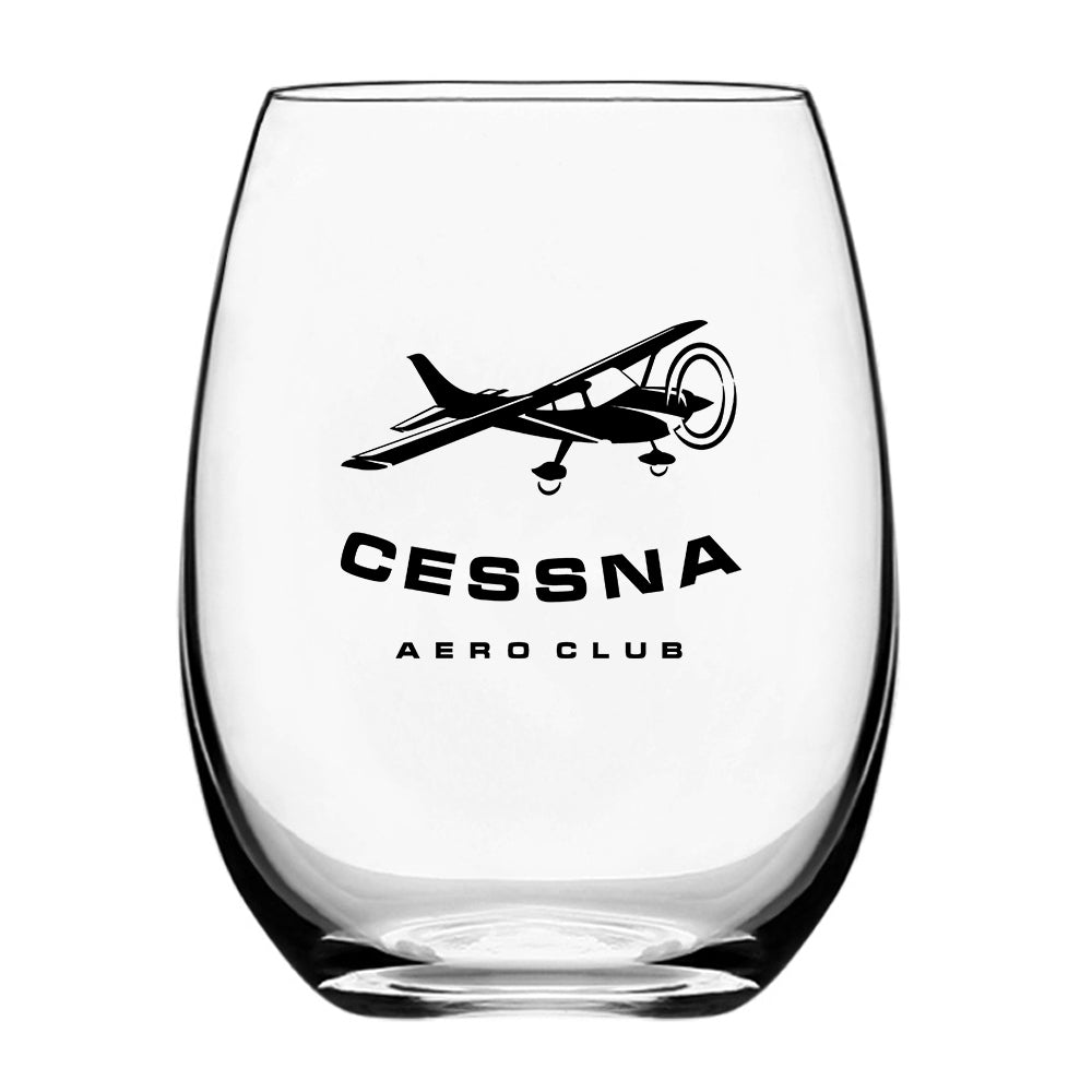 Cessna Aeroclub Designed Beer & Water Glasses