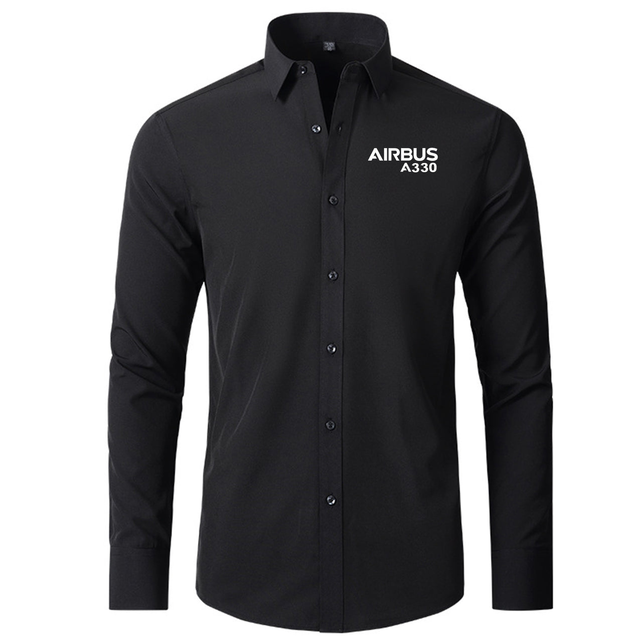 Airbus A330 & Text Designed Long Sleeve Shirts