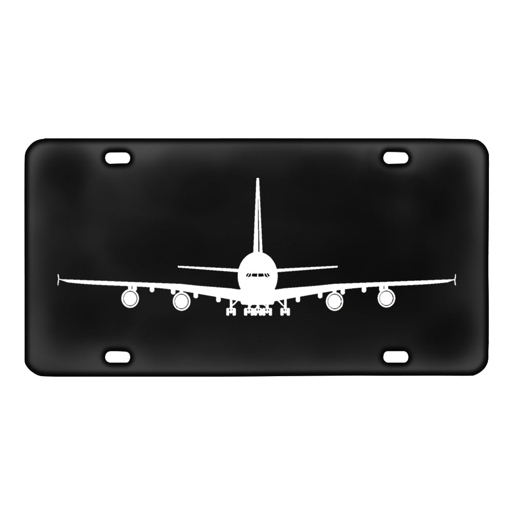 Airbus A380 Silhouette Designed Metal (License) Plates