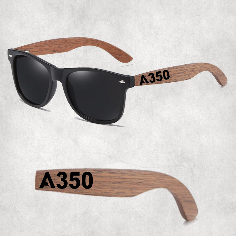 A350 Flat Text Designed Sun Glasses