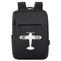 Thumbnail for Eat Sleep Fly & Propeller Designed Super Travel Bags