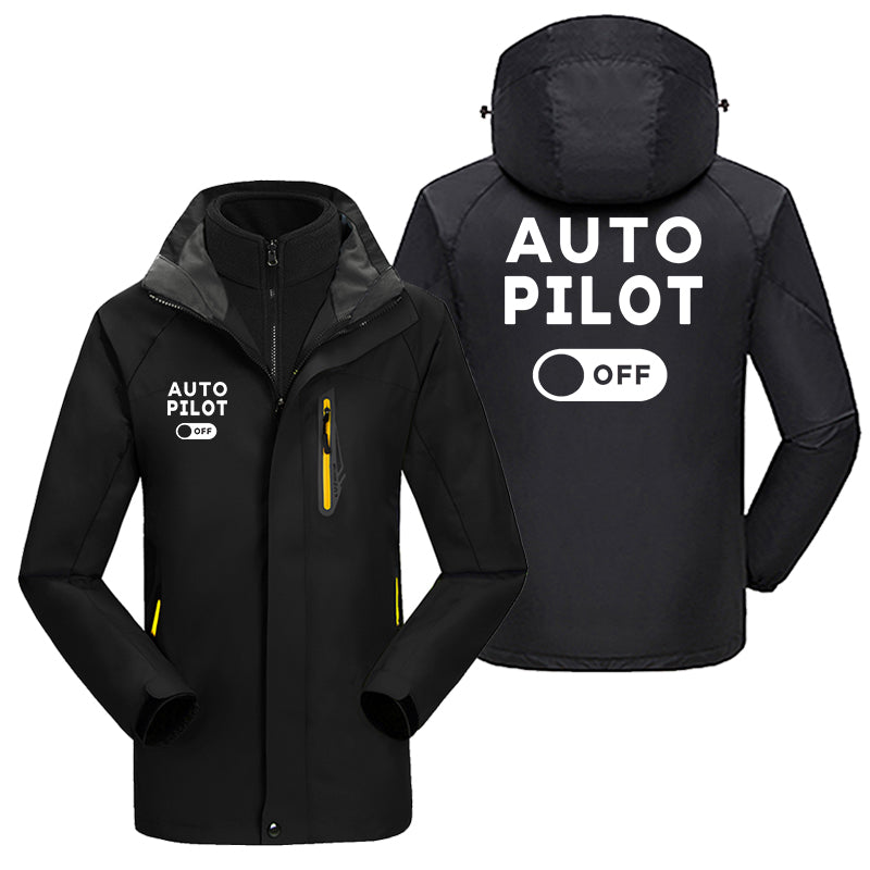 Auto Pilot Off Designed Thick Skiing Jackets