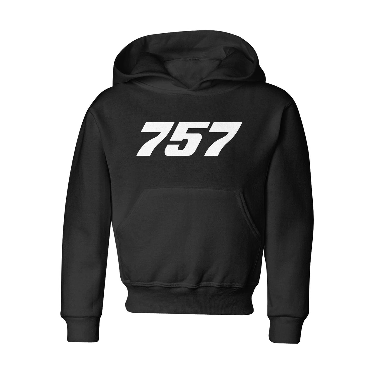 757 Flat Text Designed "CHILDREN" Hoodies