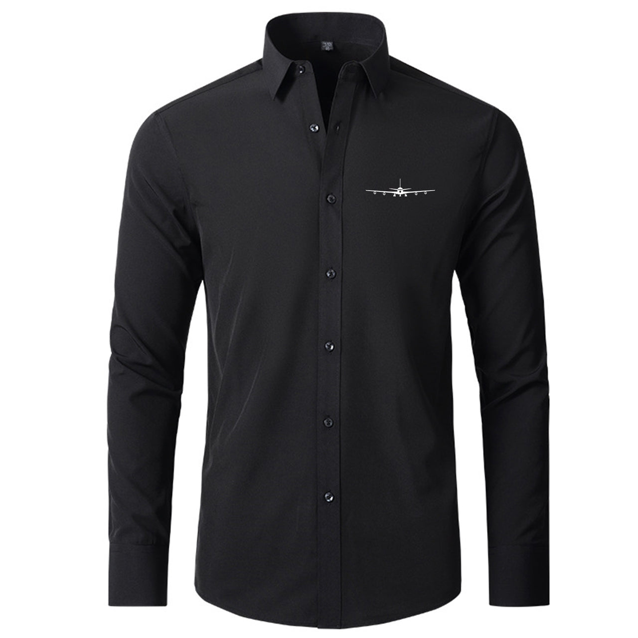 Boeing 707 Silhouette Designed Long Sleeve Shirts