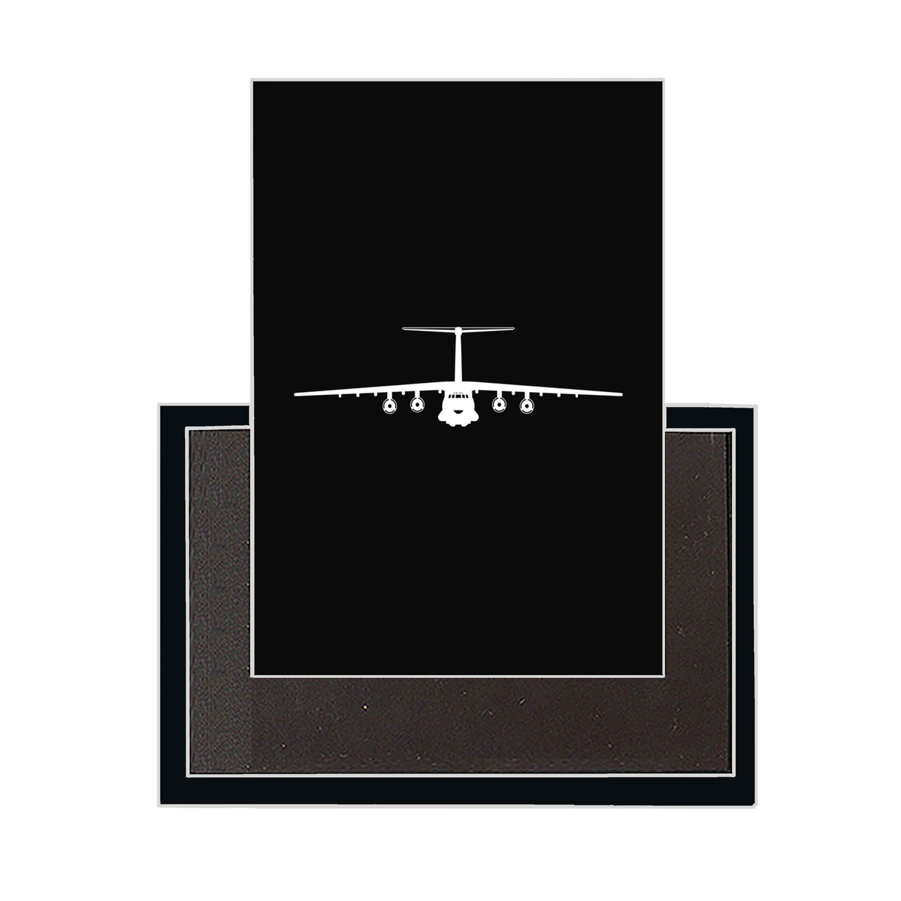 Ilyushin IL-76 Silhouette Designed Magnets