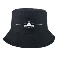 Thumbnail for McDonnell Douglas MD-11 Silhouette Plane Designed Summer & Stylish Hats