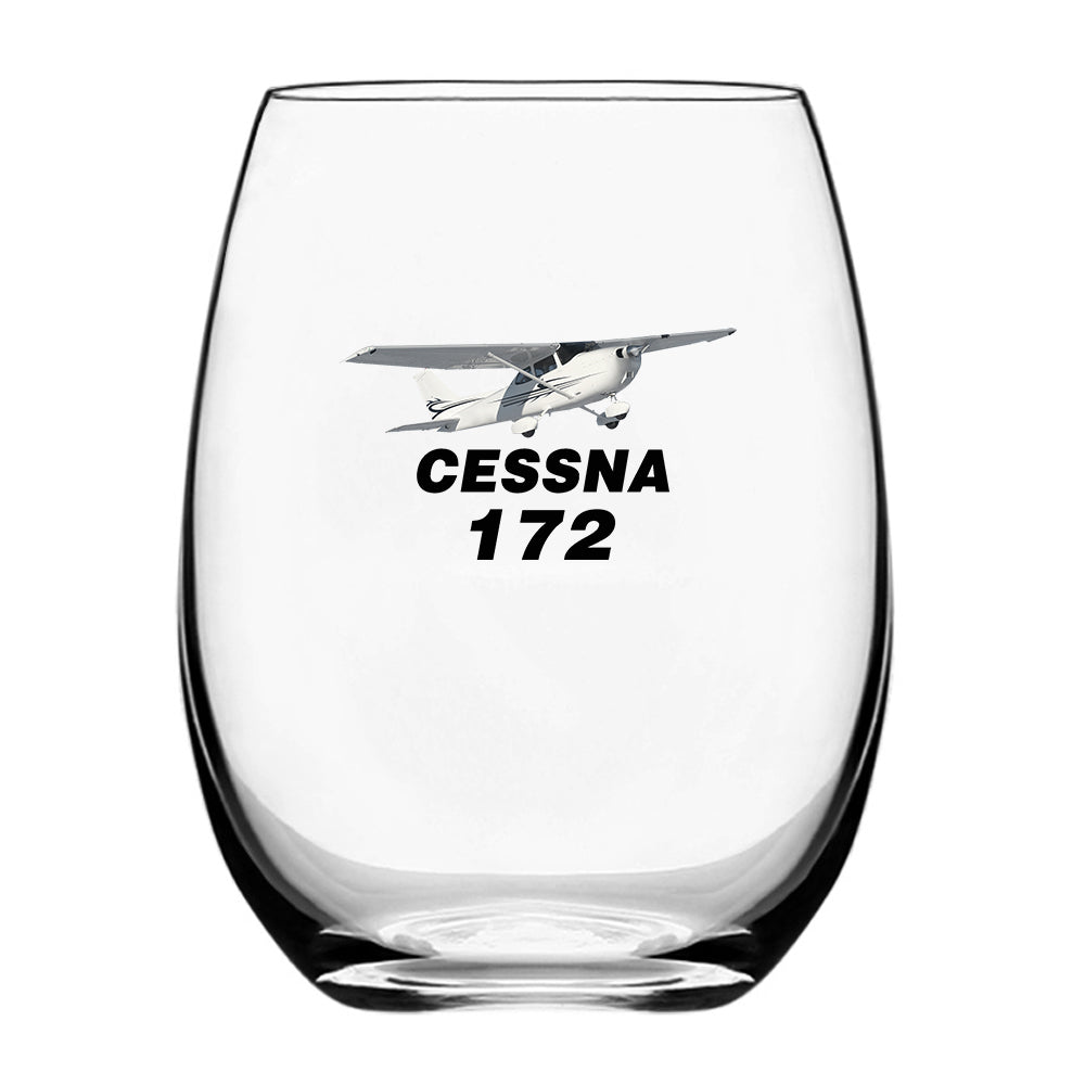 The Cessna 172 Designed Beer & Water Glasses