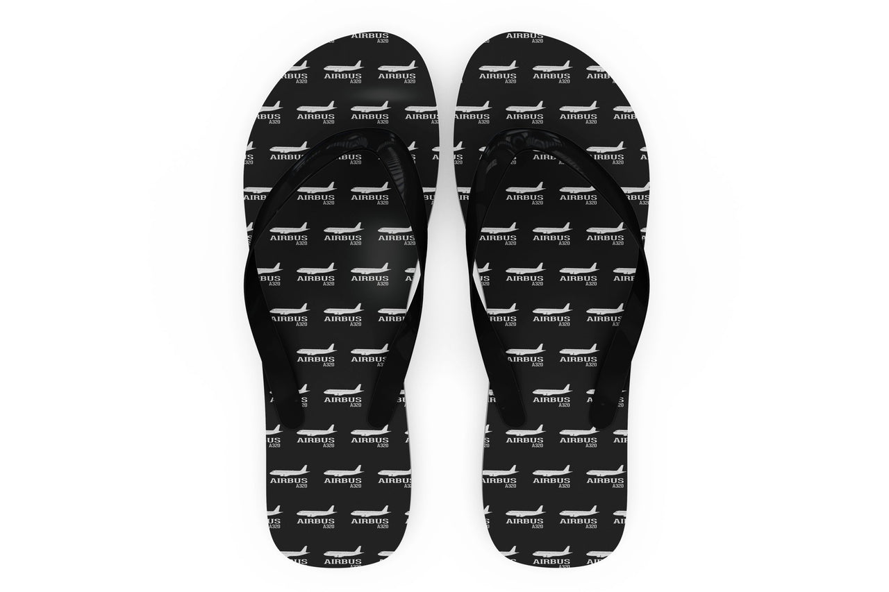 Airbus A320 Printed Designed Slippers (Flip Flops)