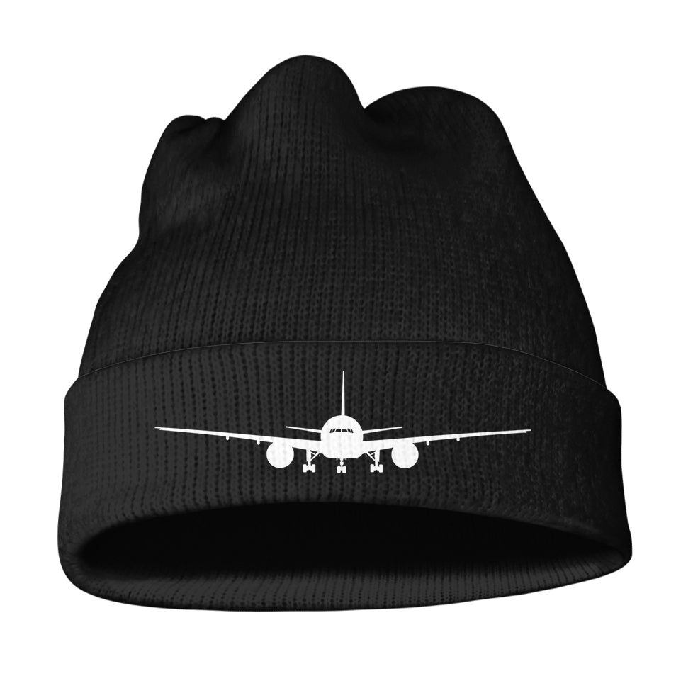 Boeing 777 Silhouette Knit 3D Beanies