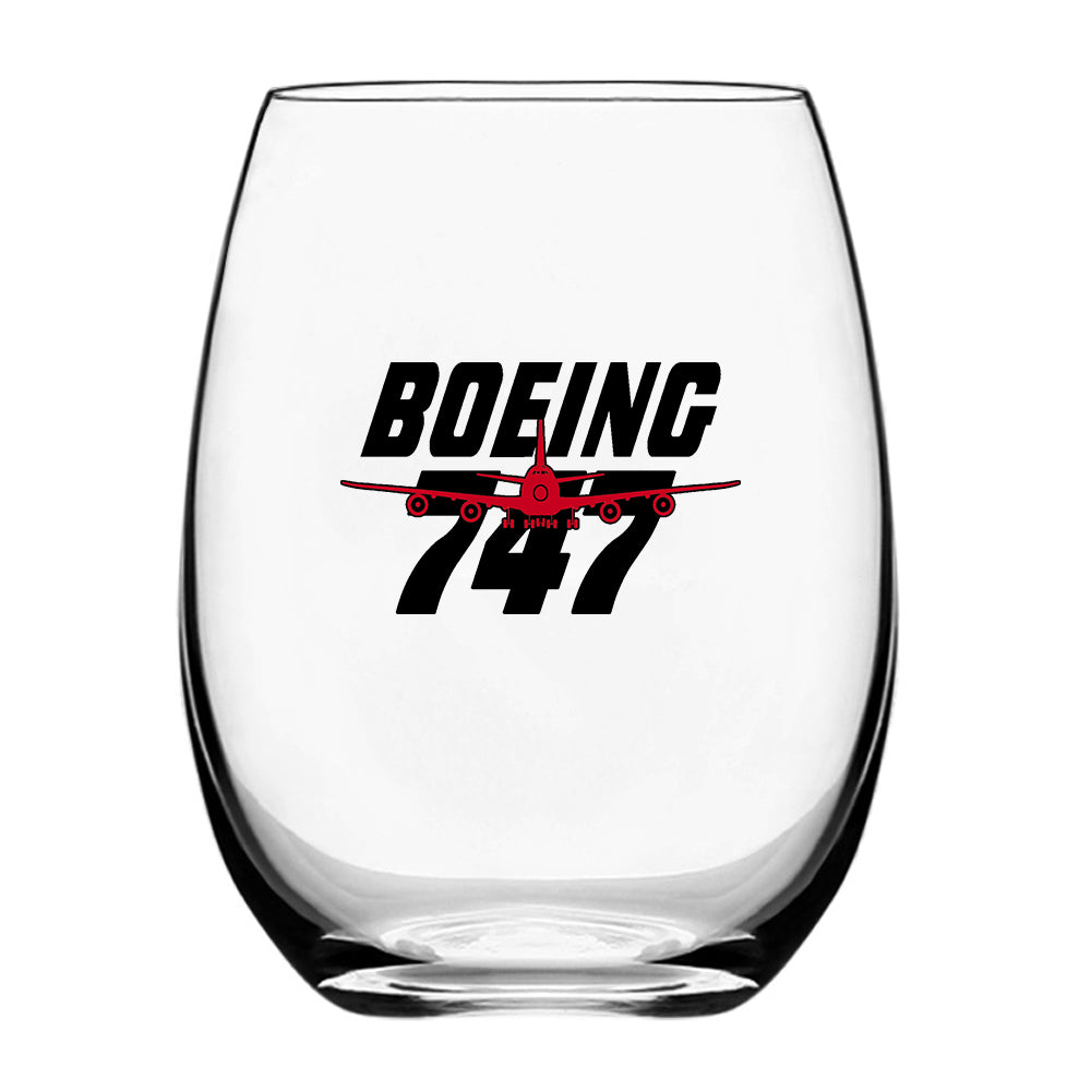 Amazing Boeing 747 Designed Beer & Water Glasses