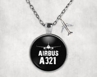 Thumbnail for Airbus A321 & Plane Designed Necklaces