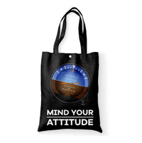 Thumbnail for Mind Your Attitude Designed Tote Bags