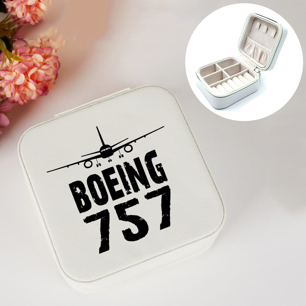 Boeing 757 & Plane Designed Leather Jewelry Boxes