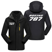 Thumbnail for Boeing 787 & Text Designed Thick Skiing Jackets