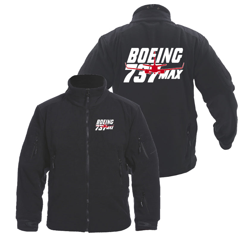 Amazing 737 Max Designed Fleece Military Jackets (Customizable)