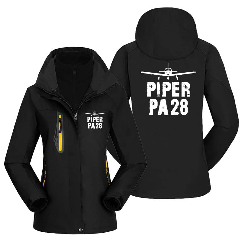 Piper PA28 & Plane Designed Thick "WOMEN" Skiing Jackets