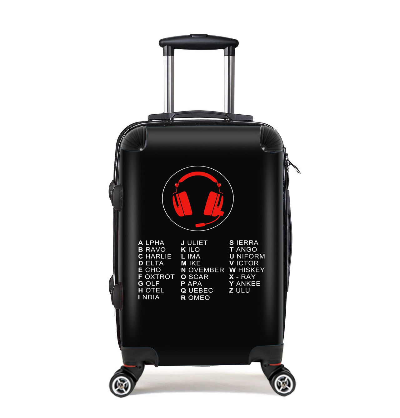 Aviation Alphabet 3 Designed Cabin Size Luggages